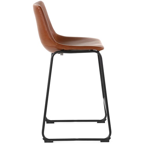 Houston Faux Leather Counter Stools Temple & Webster