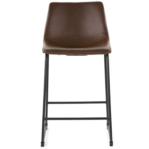 Houston Faux Leather Counter Stools Temple & Webster