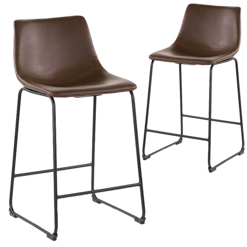 Houston Faux Leather Counter Stools Temple & ster