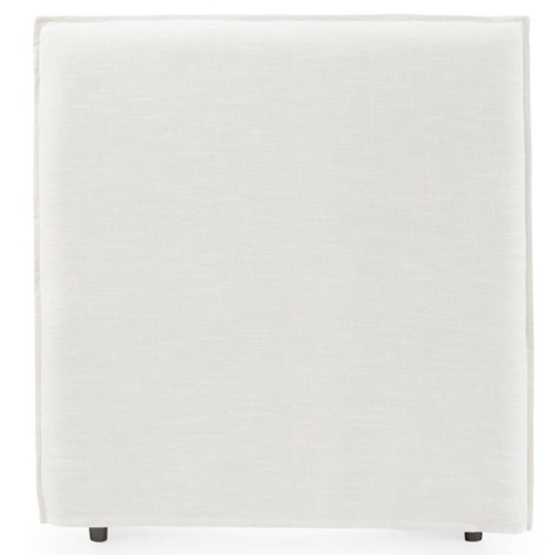 Hyde Park Home Warm White Diablo Bedhead with Slipcover Temple & ster