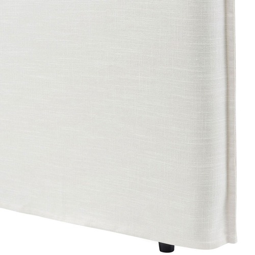 Hyde Park Home Linen Warm White Diablo Bedhead with Slipcover Temple