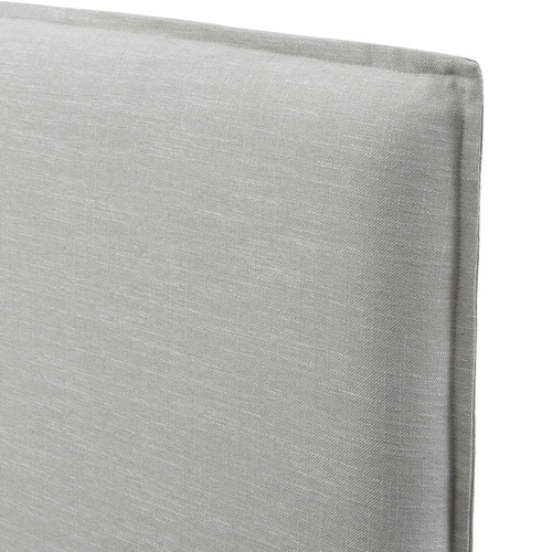 Taupe Diablo Bedhead with Slipcover
