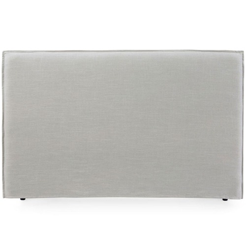 Taupe Diablo Bedhead with Slipcover