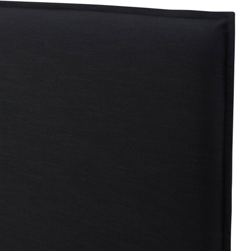 Hyde Park Home Black Diablo Bedhead with Slipcover