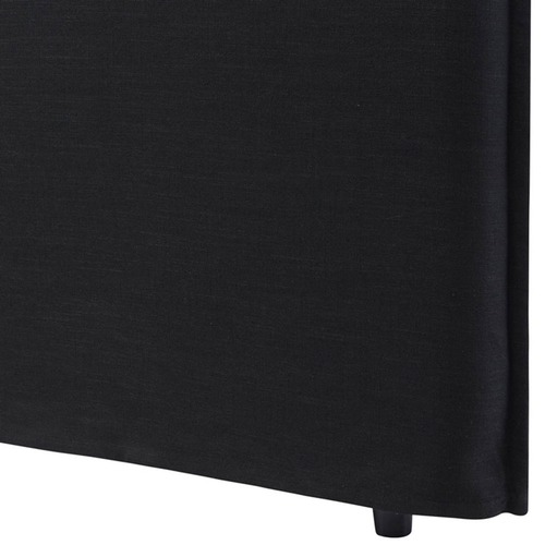 Hyde Park Home Black Diablo Bedhead with Slipcover