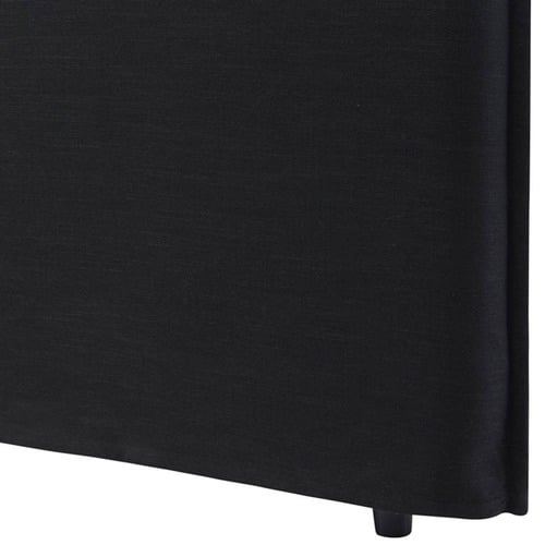 Black Diablo Bedhead with Slipcover