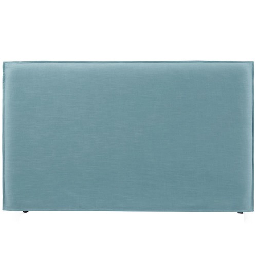 Teal Diablo Bedhead with Slipcover