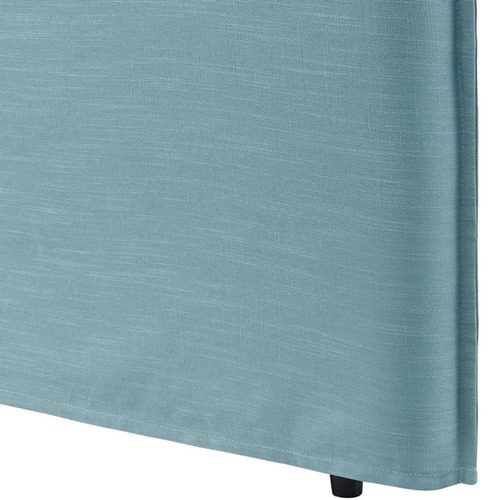 Teal Diablo Bedhead with Slipcover