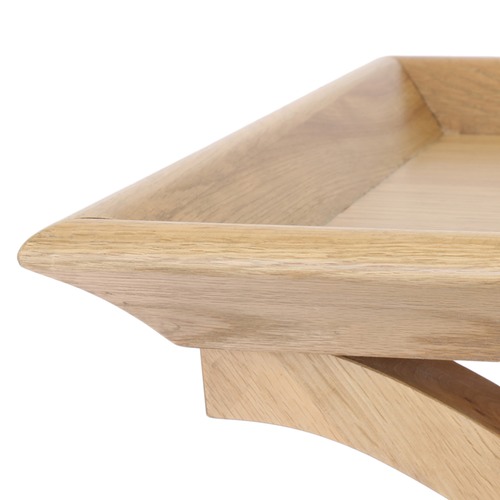 Maru Cross Legged Oak Side Table