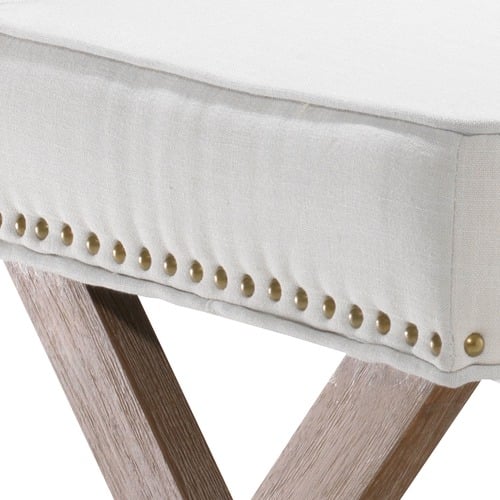 White Amalfi Dressing Bench
