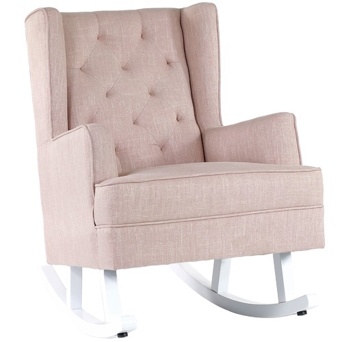 pink rocking chair for nursery