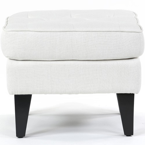 Linen White Isla Ottoman Temple & ster