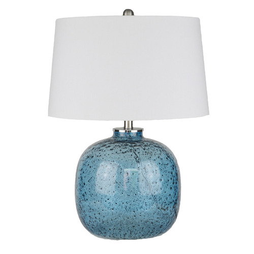 Blue Winters Glass Table Lamp, Tall Blue Glass Table Lamps