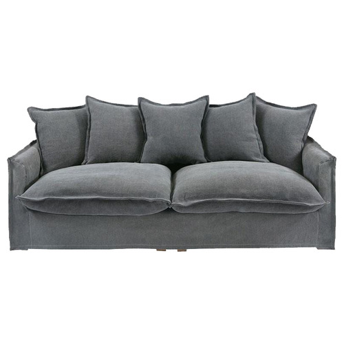 Slate Cumulus 3 Seater Sofa Slipcover