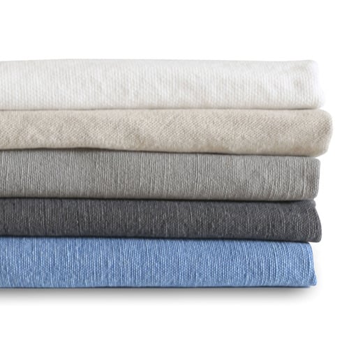Cumulus Ottoman with Cotton Blend Slipcover