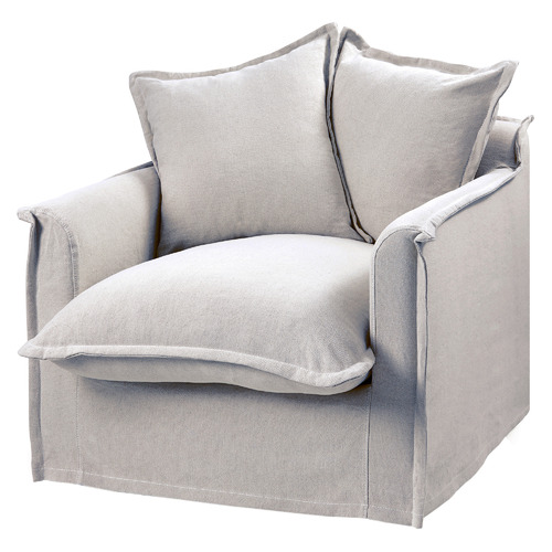 Cumulus Cotton Slipcover Armchair