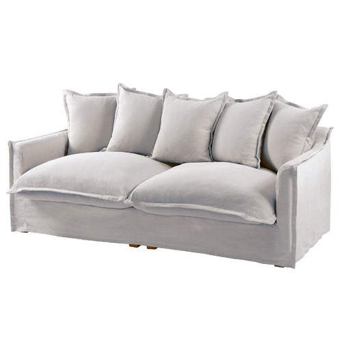 Cumulus Premium 3 Seater Cotton Slipcover Sofa