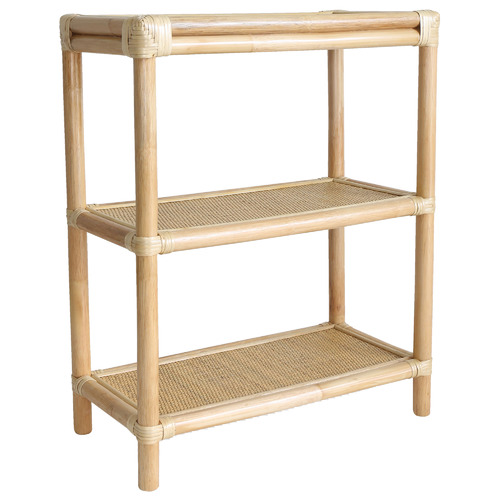 Hyde Park Home Rowan Rattan Side Table | Temple & Webster