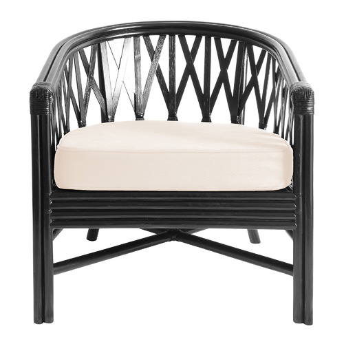 Hyde Park Home Romeo Rattan Tub Chair Temple & Webster