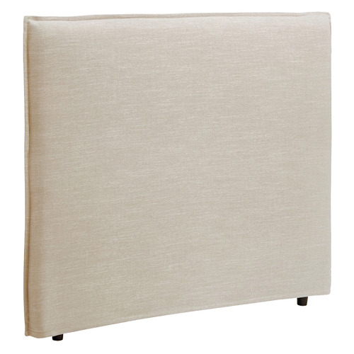 Hyde Park Home Latte Diablo Bedhead with Slipcover | Temple & Webster