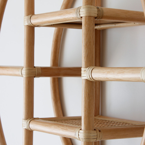 Andrews Eaton Rattan Hanging Shelf Temple & ster