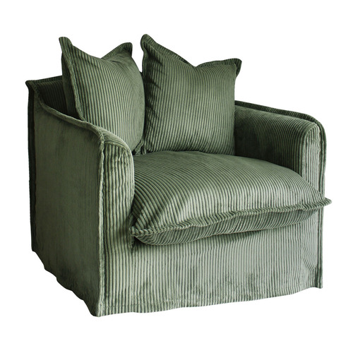 corduroy armchair