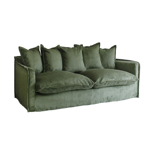 Cumulus 3 Seater Corduroy Slipcover Sofa