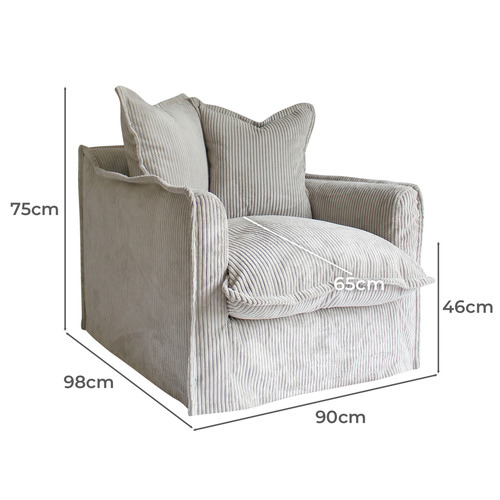 slip cover for arm chair