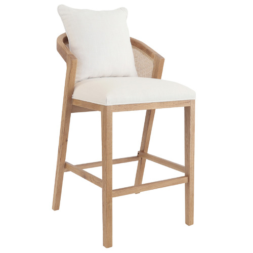 65cm Vaskar Oak Wood Barstool