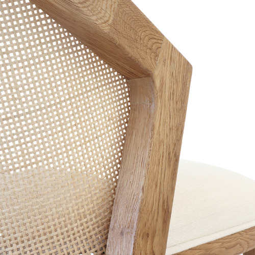 65cm Vaskar Oak Wood Barstool