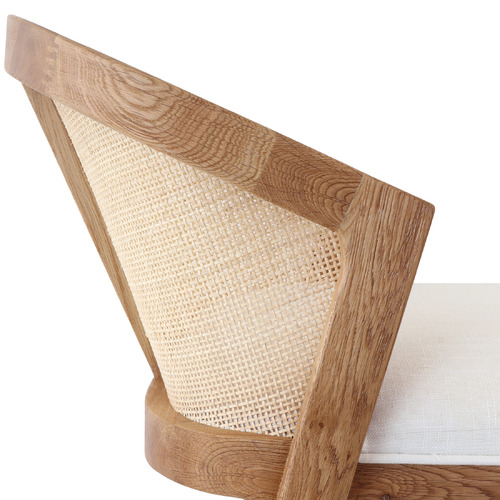 65cm Vaskar Oak Wood Barstool