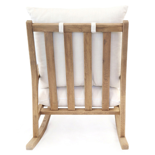 Thornette Oak Wood Rocking Chair