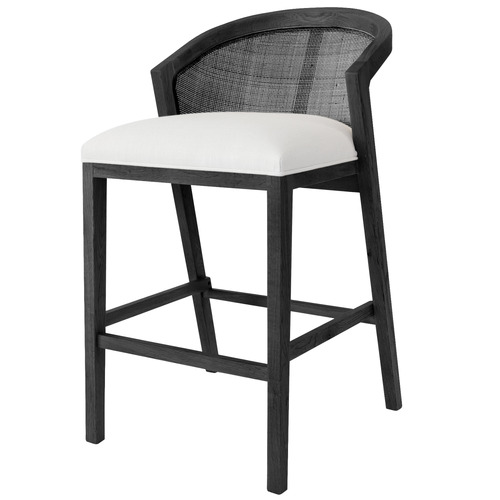 Hyde Park Home 68cm Vaskar Oak Wood Barstool | Temple & Webster