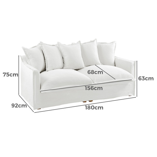 Cumulus 2 Seater Slipcover Sofa