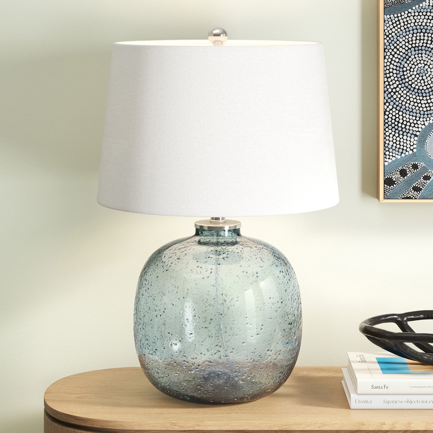 Winters Glass Table Lamp