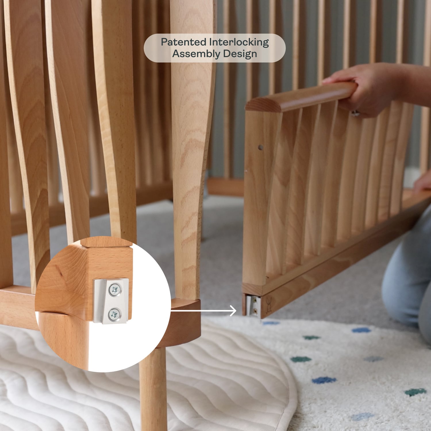 Ellesia Convertible Cot