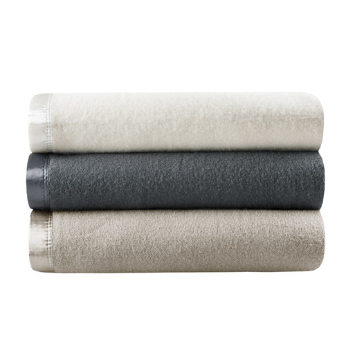 Alpaca Wool Blanket Latte Temple & ster