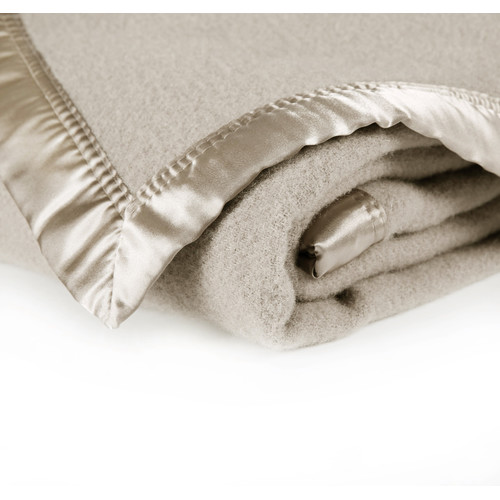 Alpaca Wool Blanket Latte Temple & ster