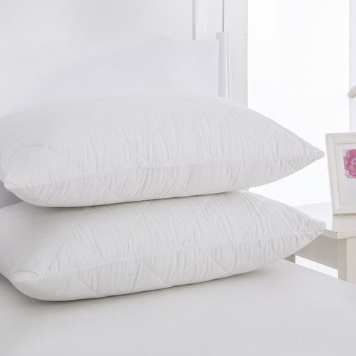 Cotton Cover Pillow Protector Twin Pack
