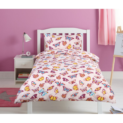 Butterfly Printed Quilt Cover Set Temple & ster