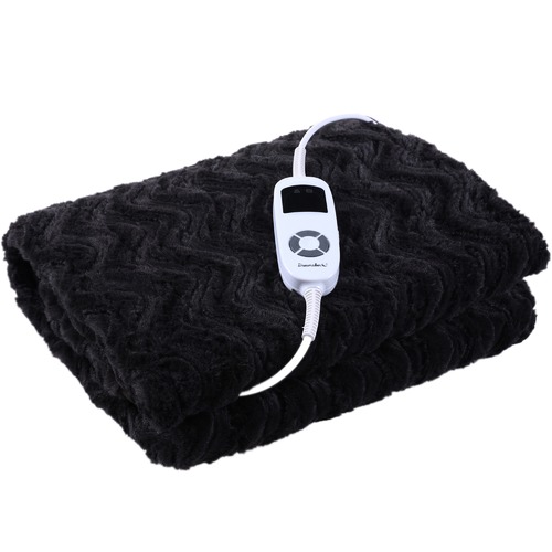 Dreamaker Faux Fur Heated Throw Blanket Temple & ster
