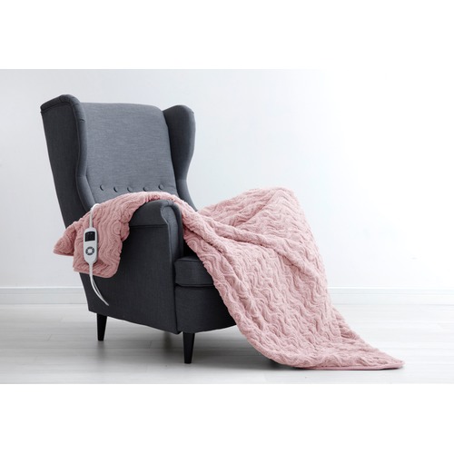 Dreamaker Faux Fur Heated Throw Blanket Temple & Webster Dreamaker Faux Fur Heated Throw Blanket Temple & Webster