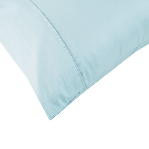 Dreamaker Plain Dyed Cotton Sateen Pillowcase Set Temple & ster