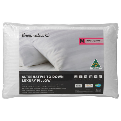 Dreamaker Down Alternative Medium Profile Pillow