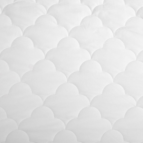 Dreamaker White Quilted Cotton Electric Blanket Temple & ster
