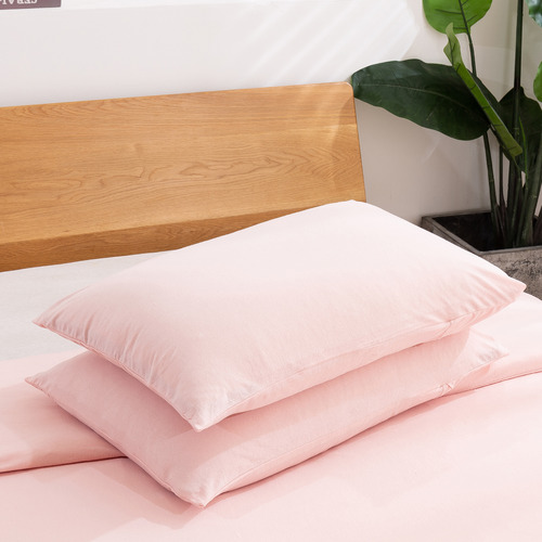 Dreamaker Solid Cotton Jersey Standard Pillowcases Temple & ster