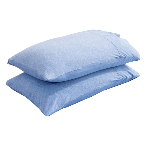Dreamaker Solid Cotton Jersey Standard Pillowcases Temple & ster