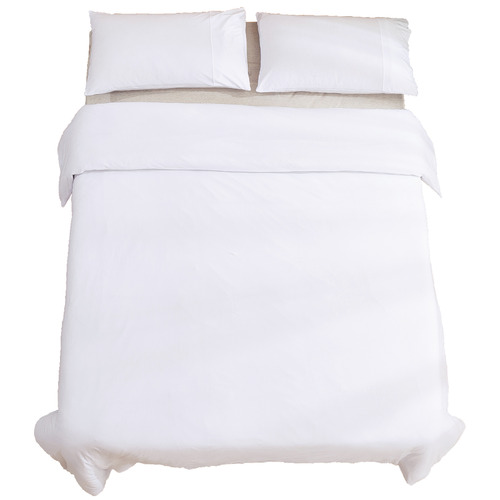 Dreamaker Solid Cotton Jersey Fitted Sheet Temple & Webster