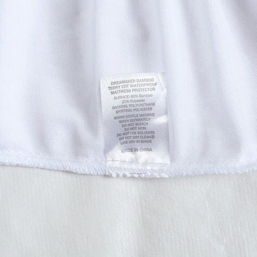 Bamboo Terry Cot Waterproof Mattress Protector