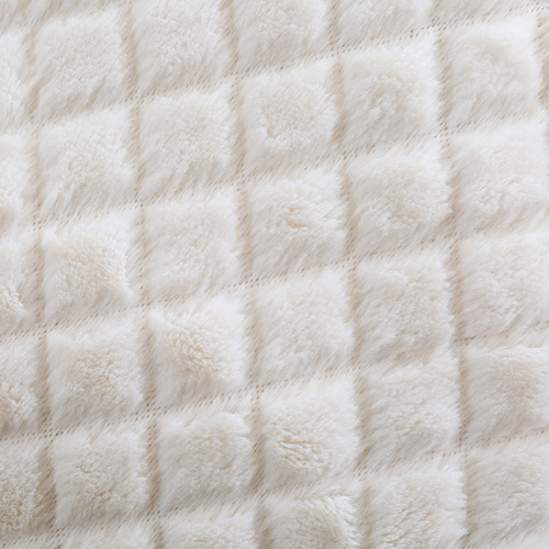 Cream Tedding Fleece Quilt Cover Set